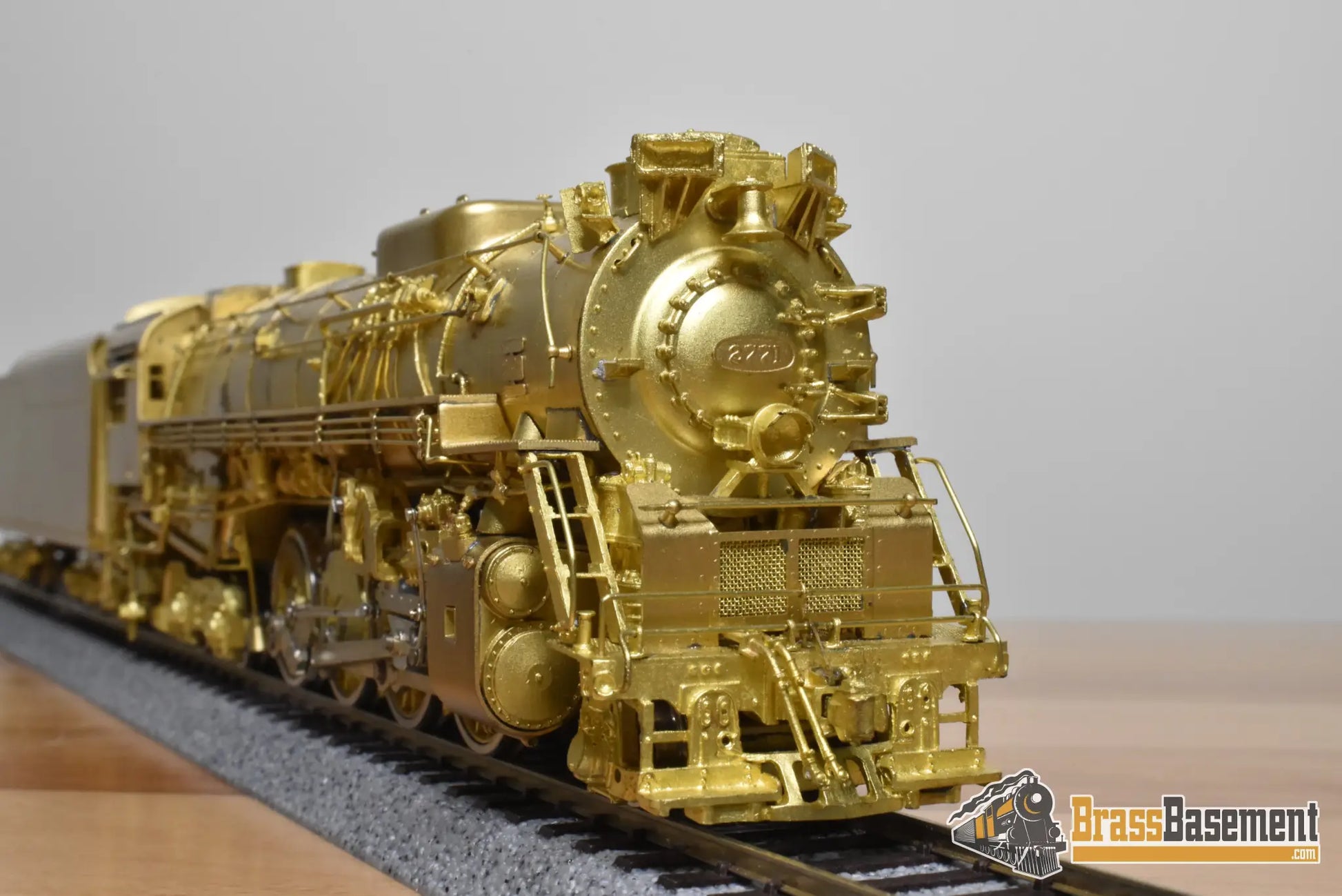 HO Brass - Key Imports Chesapeake & Ohio K-4 2-8-4 Berkshire - Unpainted Mint - Steam
