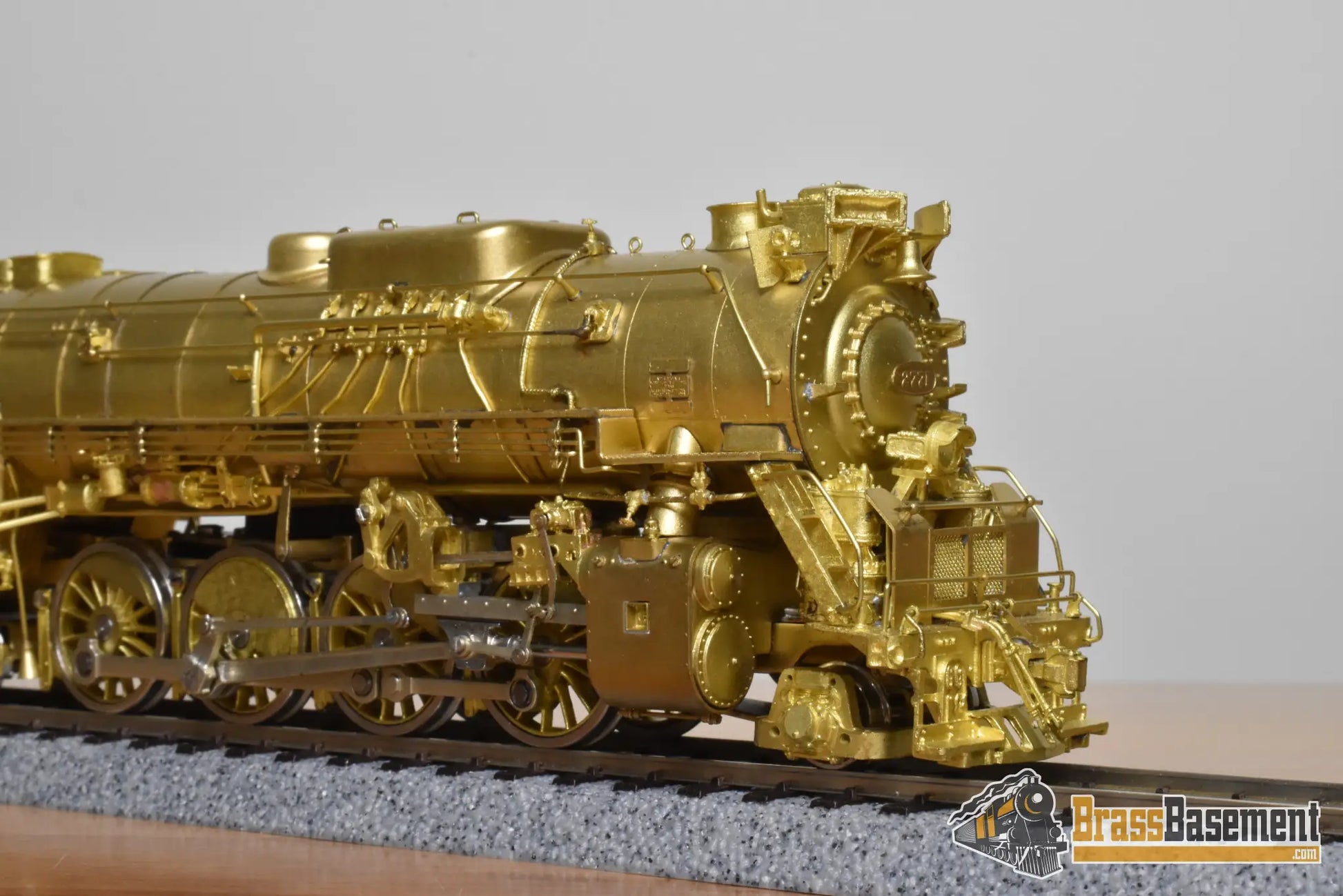 HO Brass - Key Imports Chesapeake & Ohio K-4 2-8-4 Berkshire - Unpainted Mint - Steam