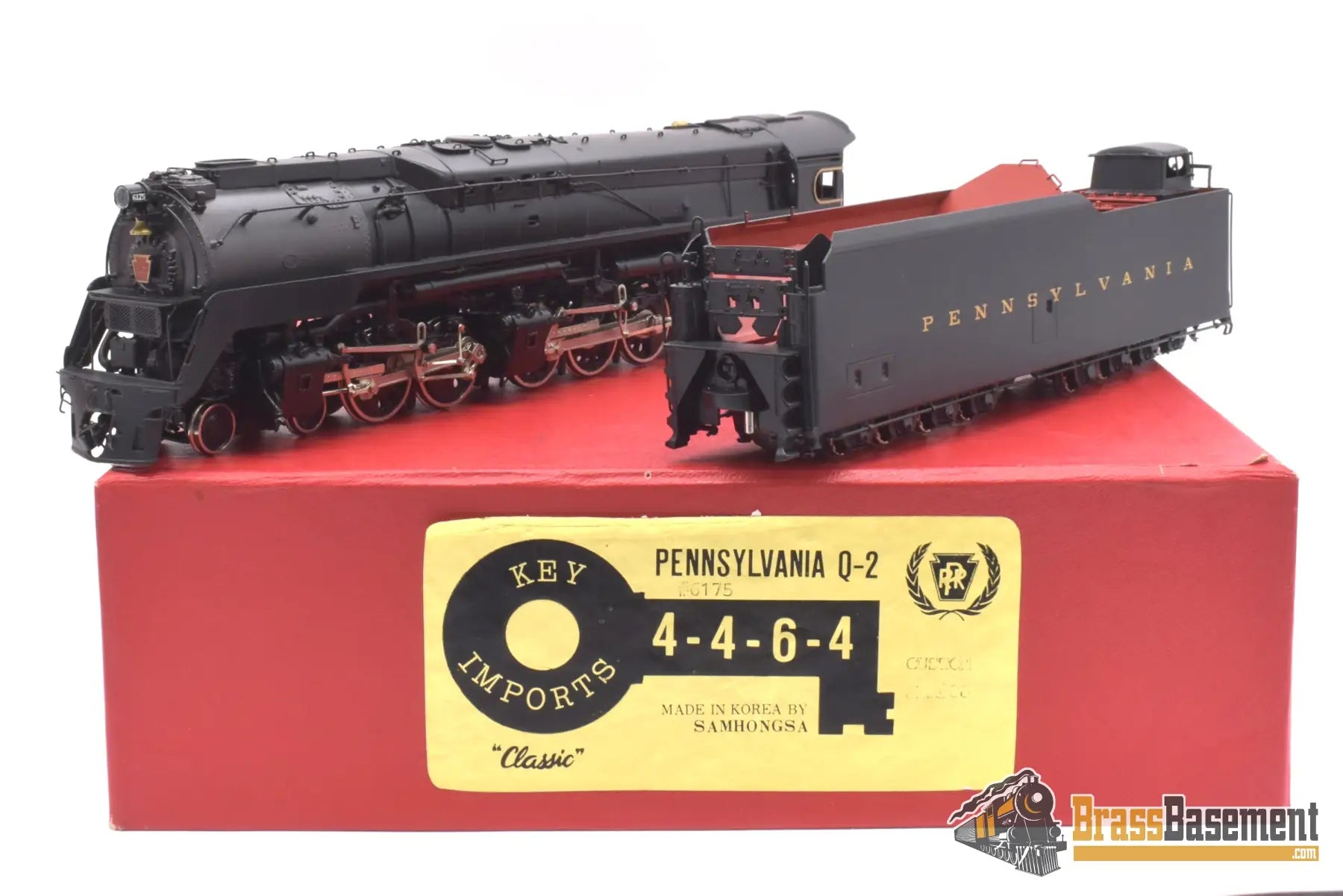 Ho Brass - Key Imports Cs 88 Pennsylvania Rr Prr Q - 2 4 - 4 - 6 - 4 #6175 Fp Mint Steam