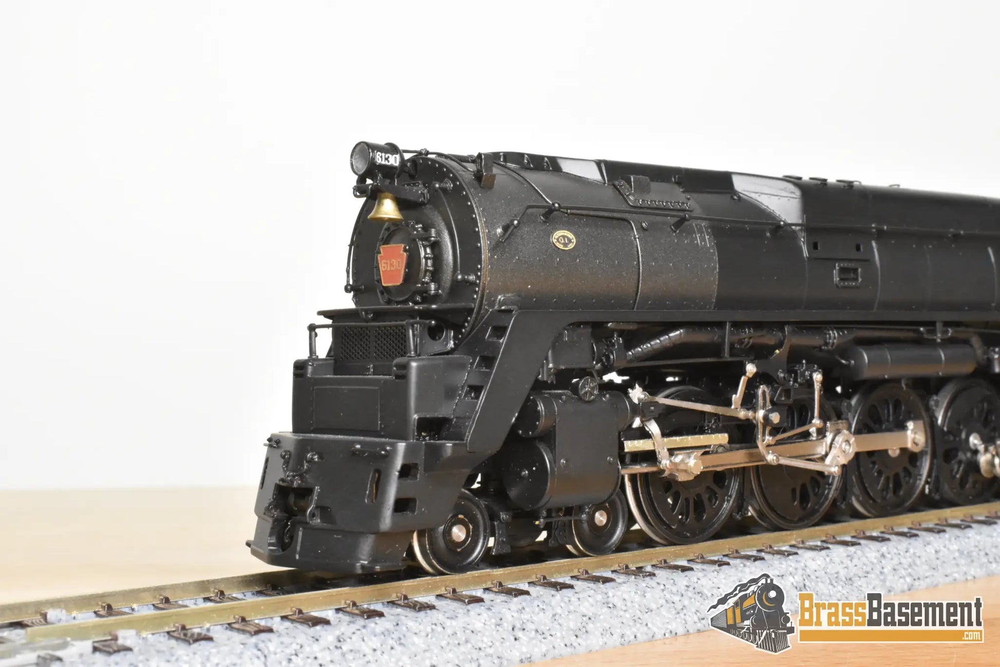 HO Brass - Key Imports Custom Series 118 Pennsylvania RR PRR Q-1 4-6-4-4 #6130 Unstreamlined - FP Mint - Steam