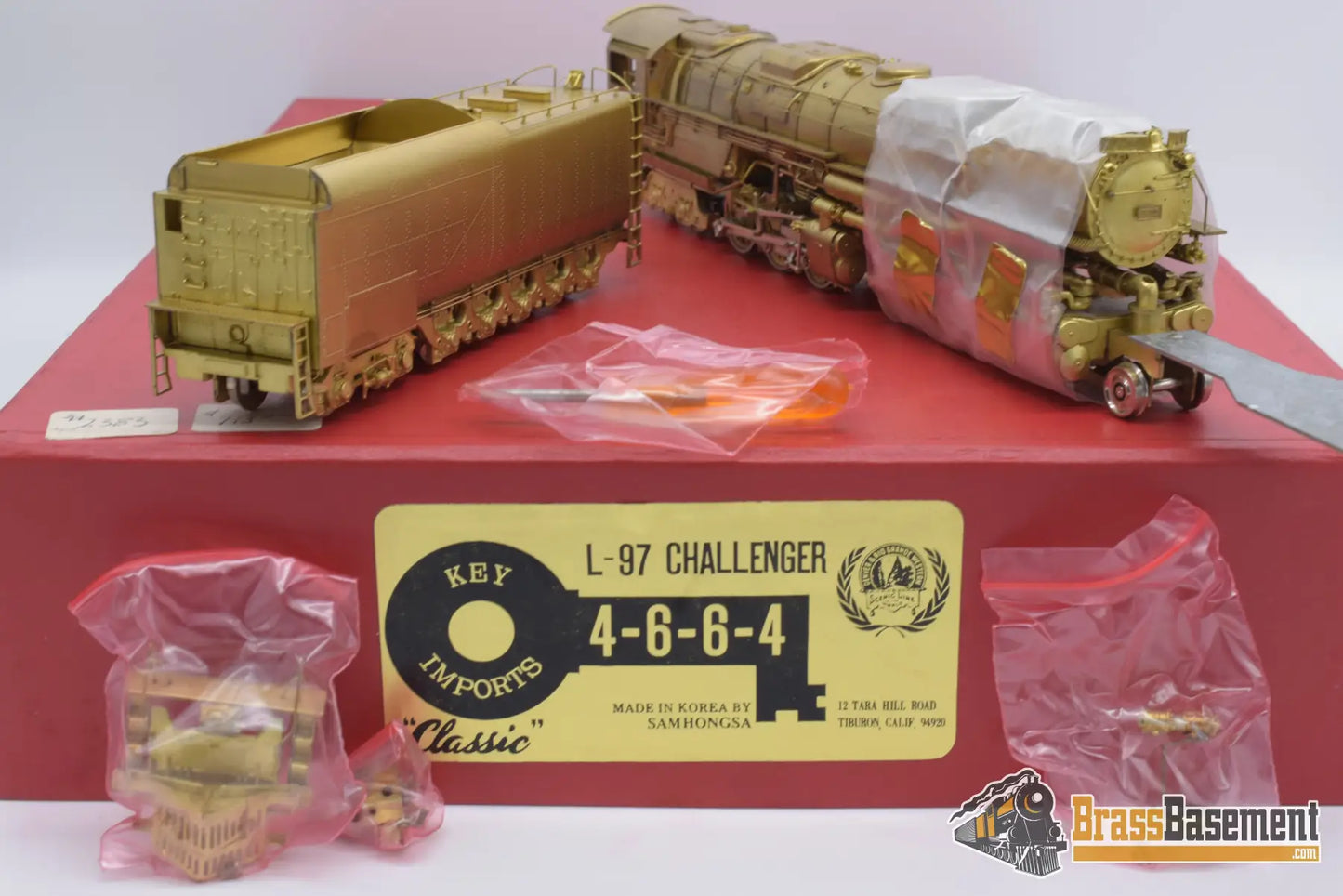 Ho Brass - Key Imports D&Rgw L - 97 Challenger 4 - 6 - 6 - 4 Mint Steam