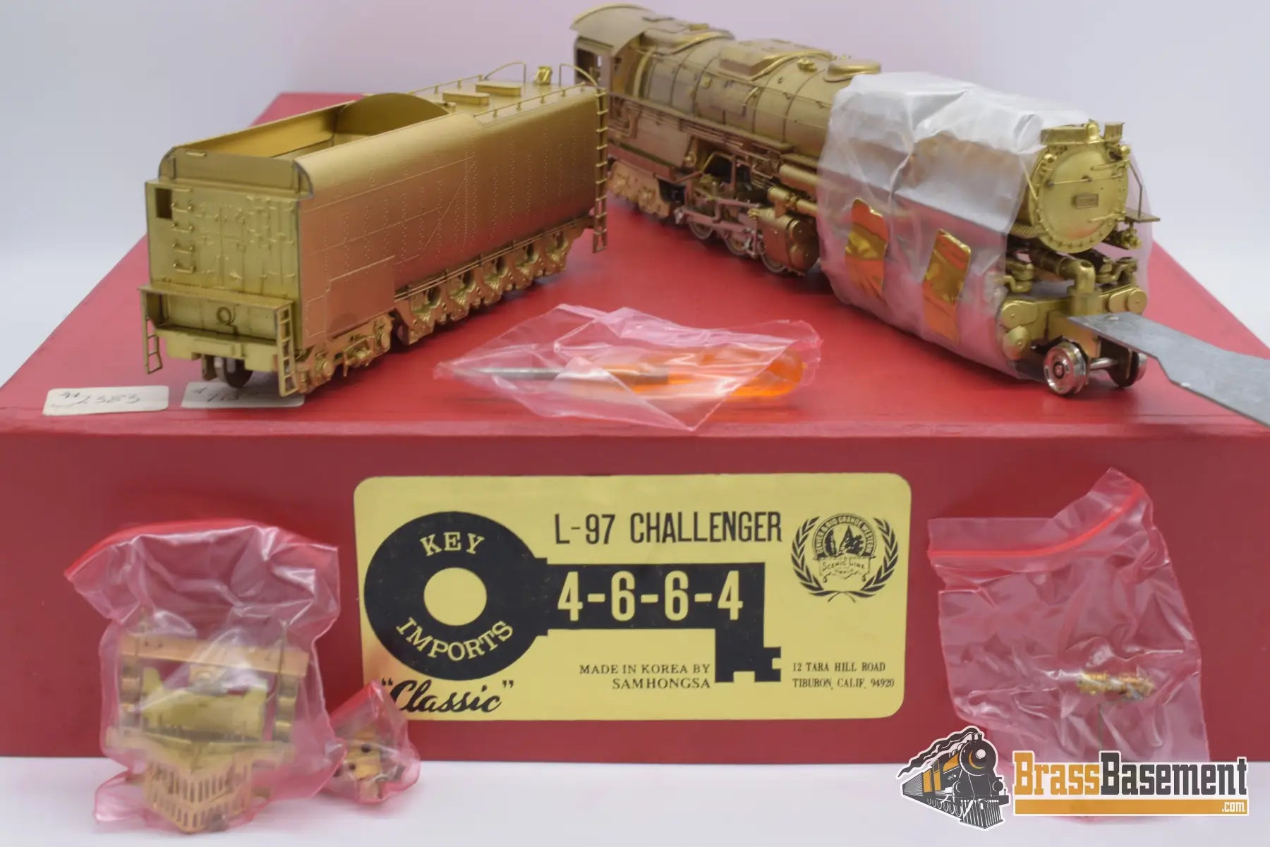 Ho Brass - Key Imports D&Rgw L - 97 Challenger 4 - 6 - 6 - 4 Mint Steam