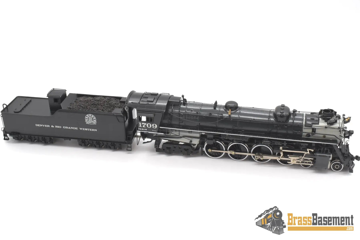 Ho Brass - Key Imports D&Rgw Rio Grande M - 64 4 - 8 - 4 Northern #1709 Pro Custom Paint Steam