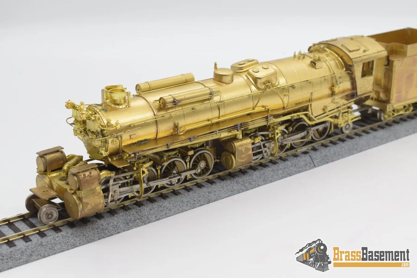 Ho Brass - Key Imports Drgw L - 96 2 - 8 - 8 - 2 Unpainted And Runs Well Steam