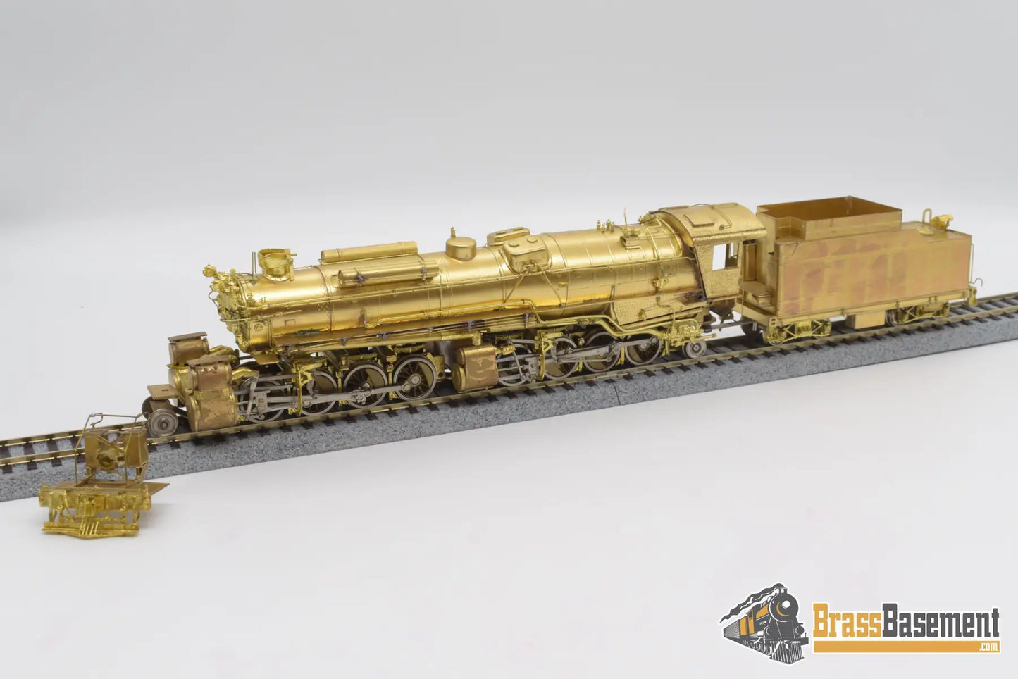 Ho Brass - Key Imports Drgw L - 96 2 - 8 - 8 - 2 Unpainted And Runs Well Steam