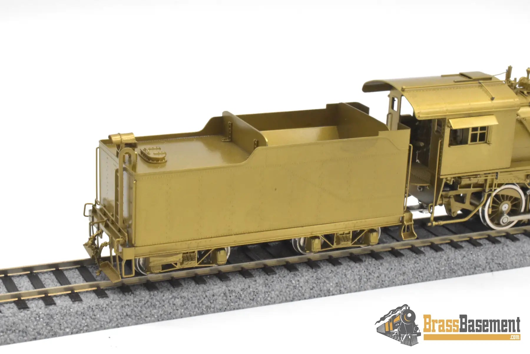 HO Brass - Key Imports DRGW Rio Grande 2-8-0 C-48 #1144 - Unpainted Runs Well Steam