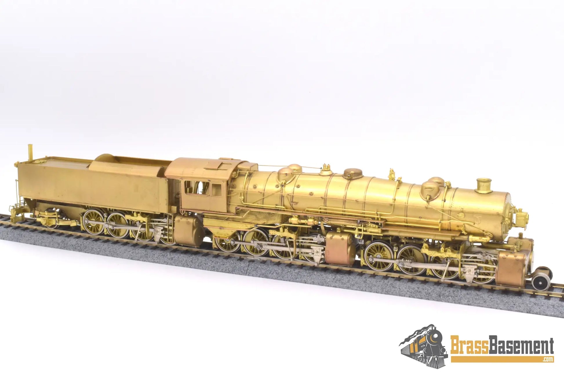 Ho Brass - Key Imports Erie Triplex #5016 2 - 8 - 8 - 8 - 2 1980 Run Unpainted Steam