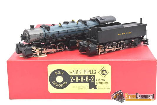 Ho Brass - Key Imports Erie Triplex #5016 2 - 8 - 8 - 8 - 2 1985 Run Cs #15