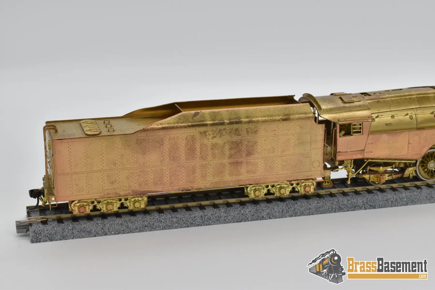 Ho Brass - Key Imports N&W K - 2 4 - 8 - 2 Streamlined Mountain Locomotive Tarnished Steam