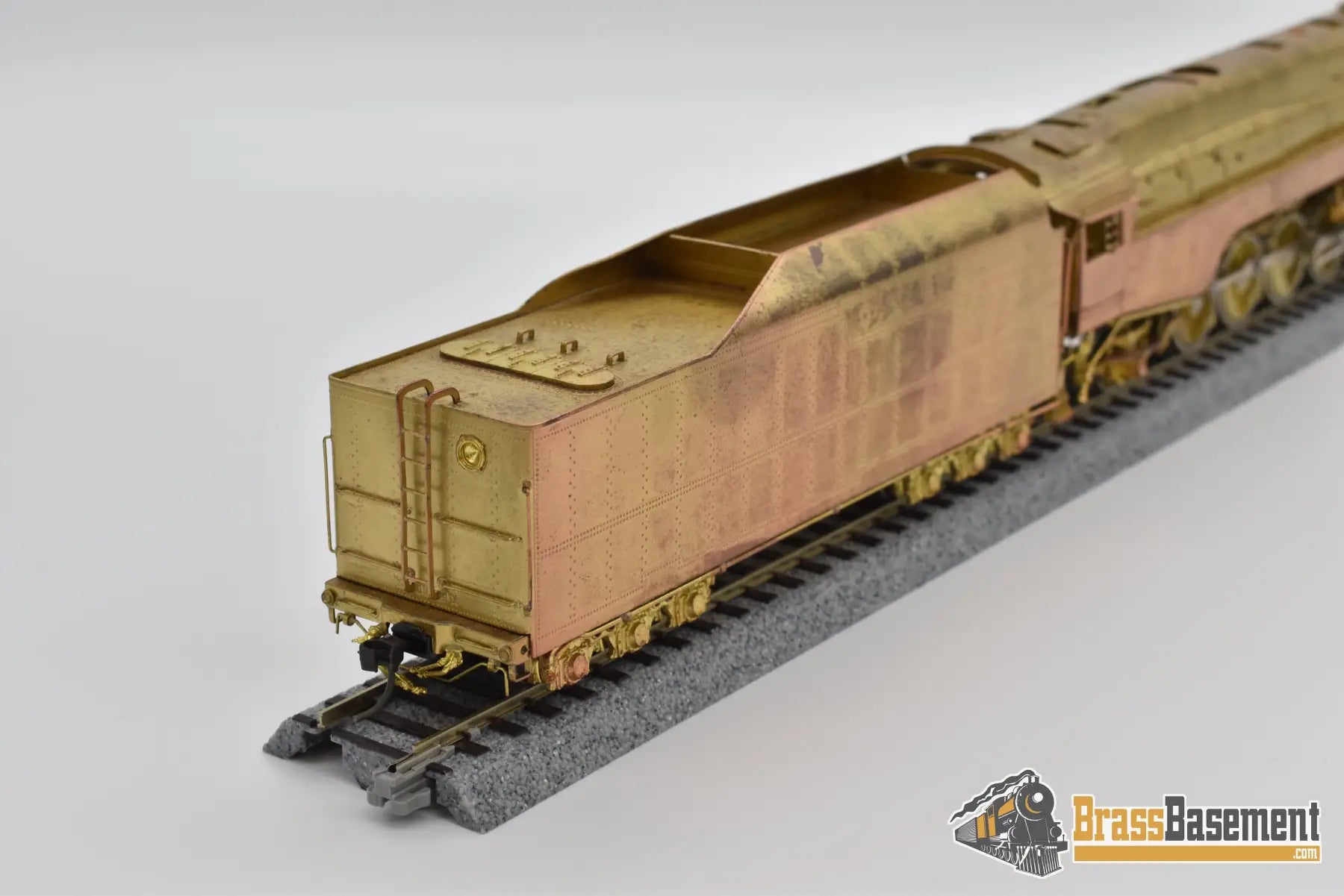 Ho Brass - Key Imports N&W K - 2 4 - 8 - 2 Streamlined Mountain Locomotive Tarnished Steam