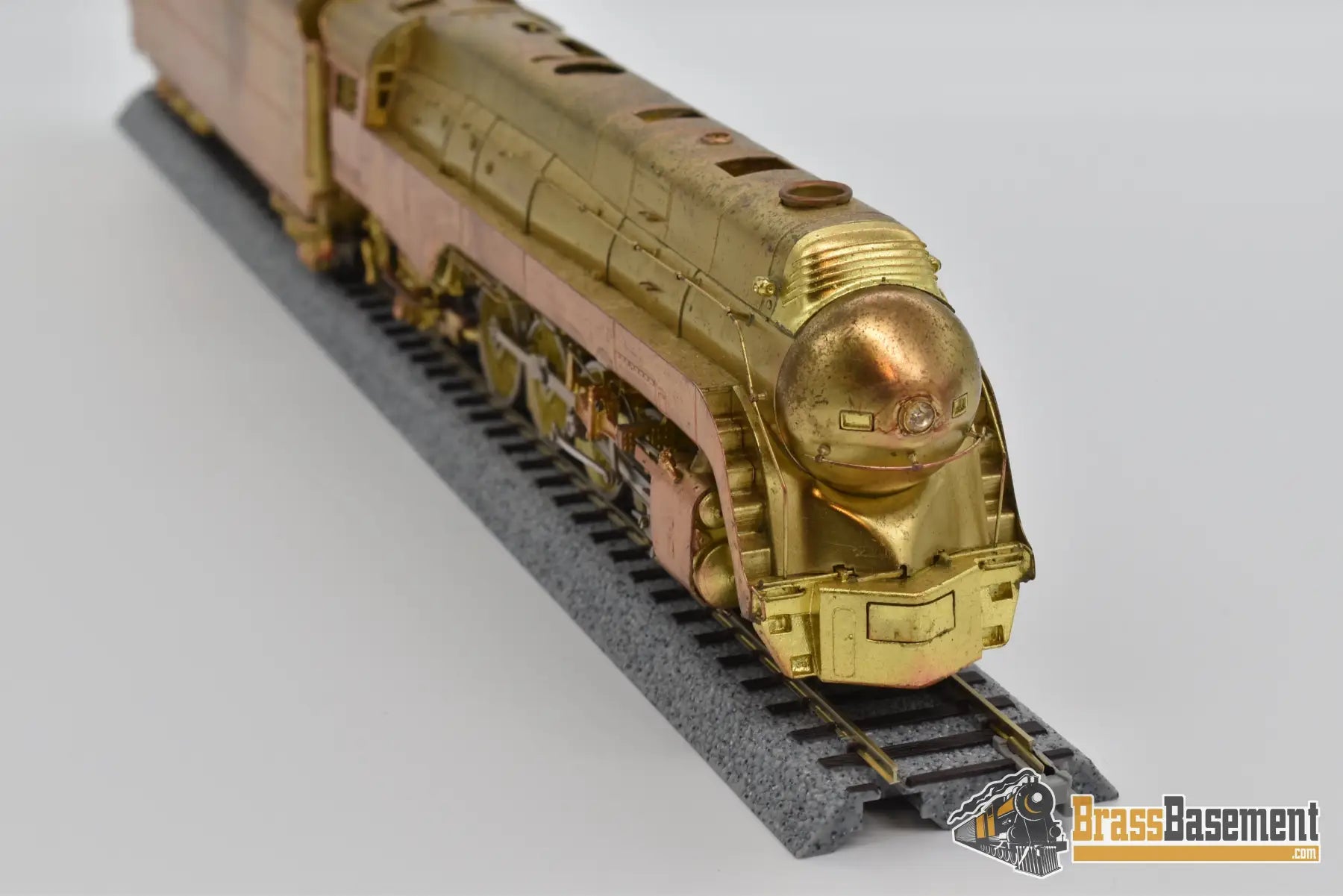 Ho Brass - Key Imports N&W K - 2 4 - 8 - 2 Streamlined Mountain Locomotive Tarnished Steam