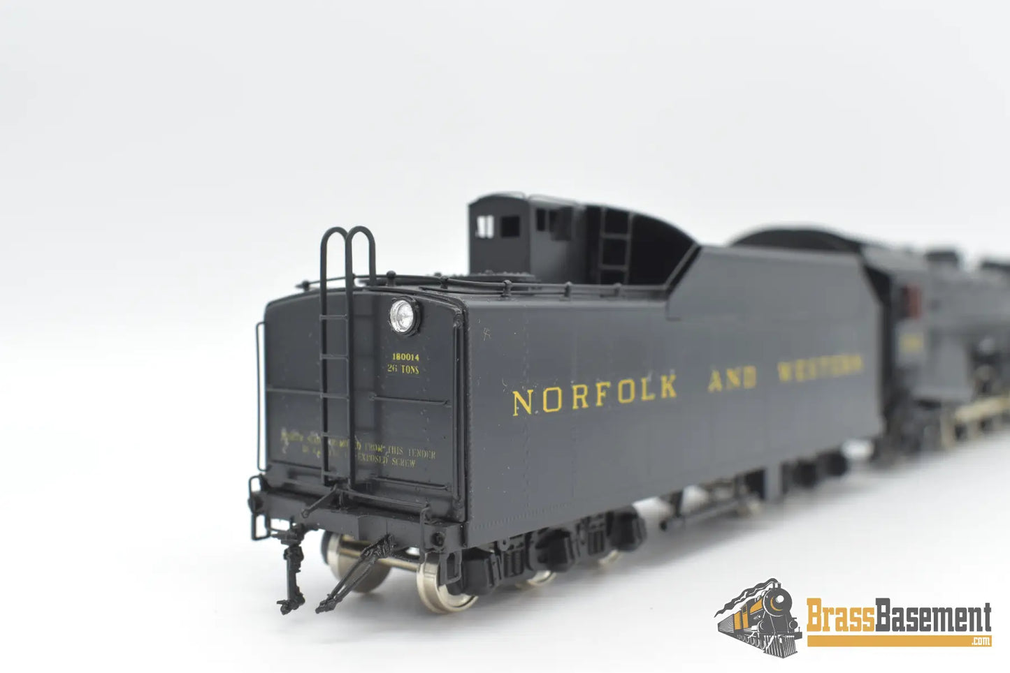Ho Brass - Key Imports N&W Norfolk & Western K - 1 4 - 8 - 2 #114 W/ 16000G Tender Custom Series