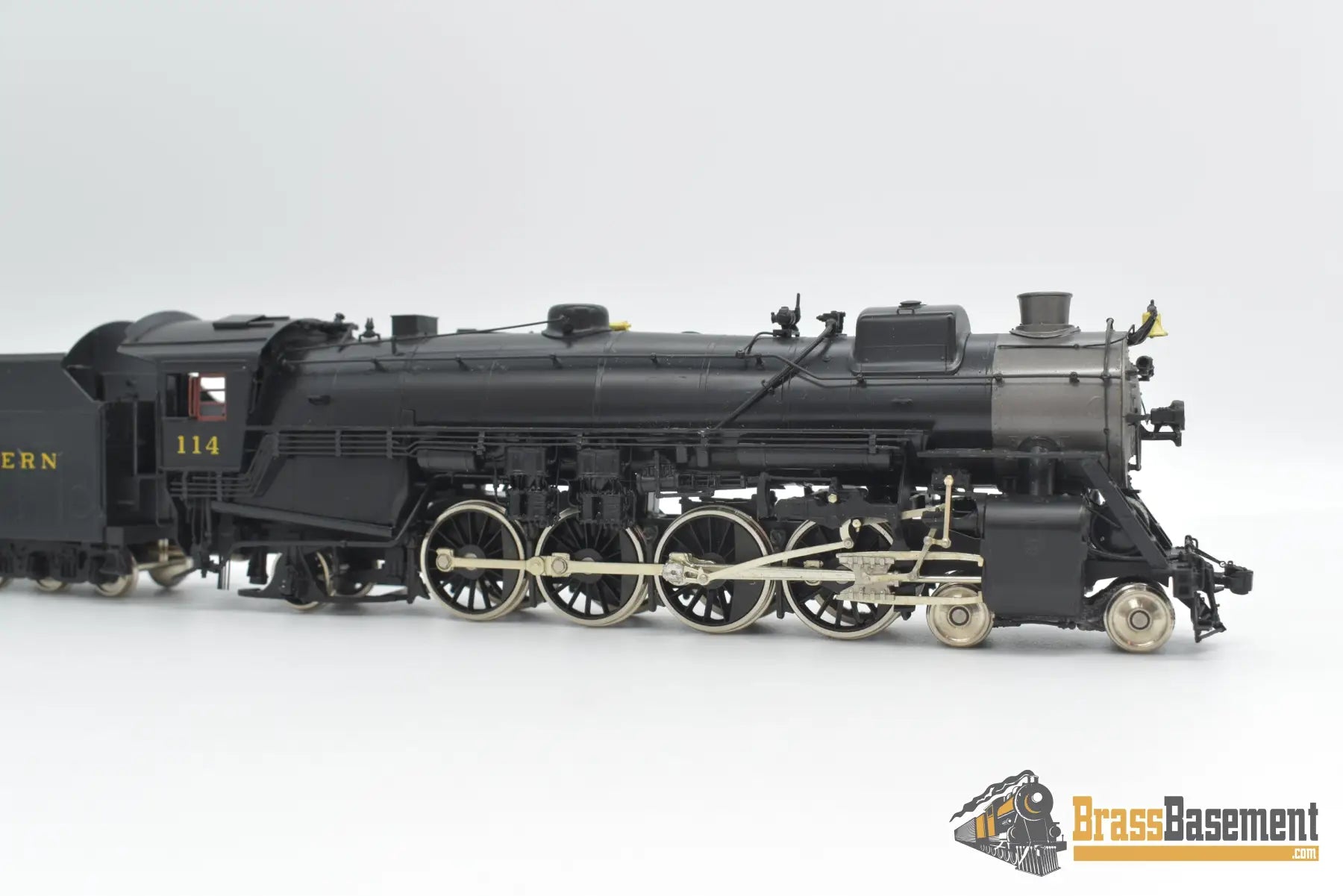 Ho Brass - Key Imports N&W Norfolk & Western K - 1 4 - 8 - 2 #114 W/ 16000G Tender Custom Series