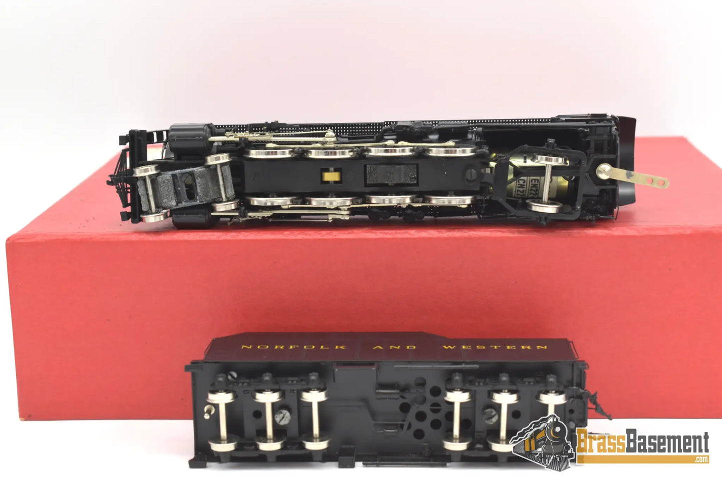 Ho Brass - Key Imports N&W Norfolk & Western K - 1 4 - 8 - 2 #114 W/ 16000G Tender Custom Series