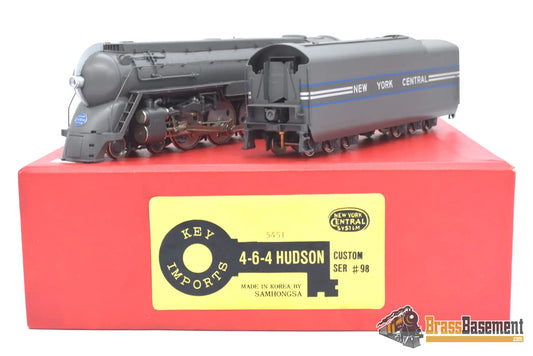 Ho Brass - Key Imports New York Central 4 - 6 - 4 Hudson #5451 20Th Century Limited Steam