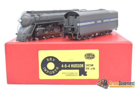 Ho Brass - Key Imports New York Central 4 - 6 - 4 Hudson #5451 20Th Century Limited Steam