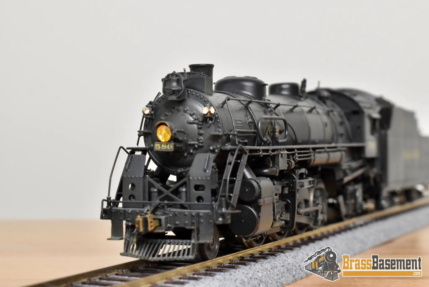 HO Brass - Key Imports NKP Nickel Plate #586 2-8-2 Mikado - Nice C/P - Steam