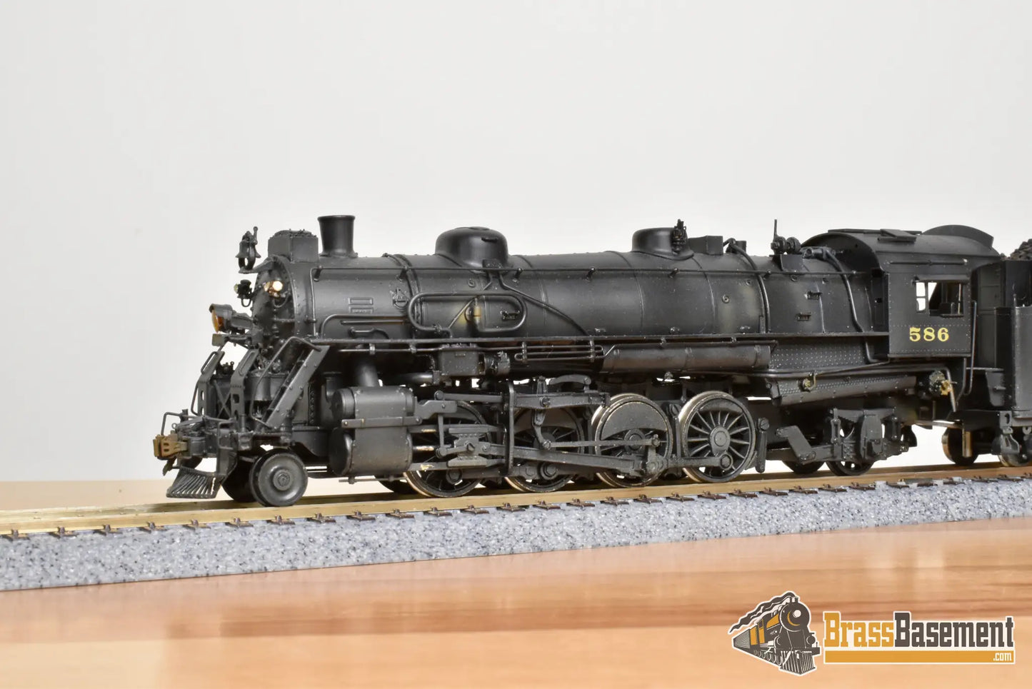 HO Brass - Key Imports NKP Nickel Plate #586 2-8-2 Mikado - Nice C/P - Steam