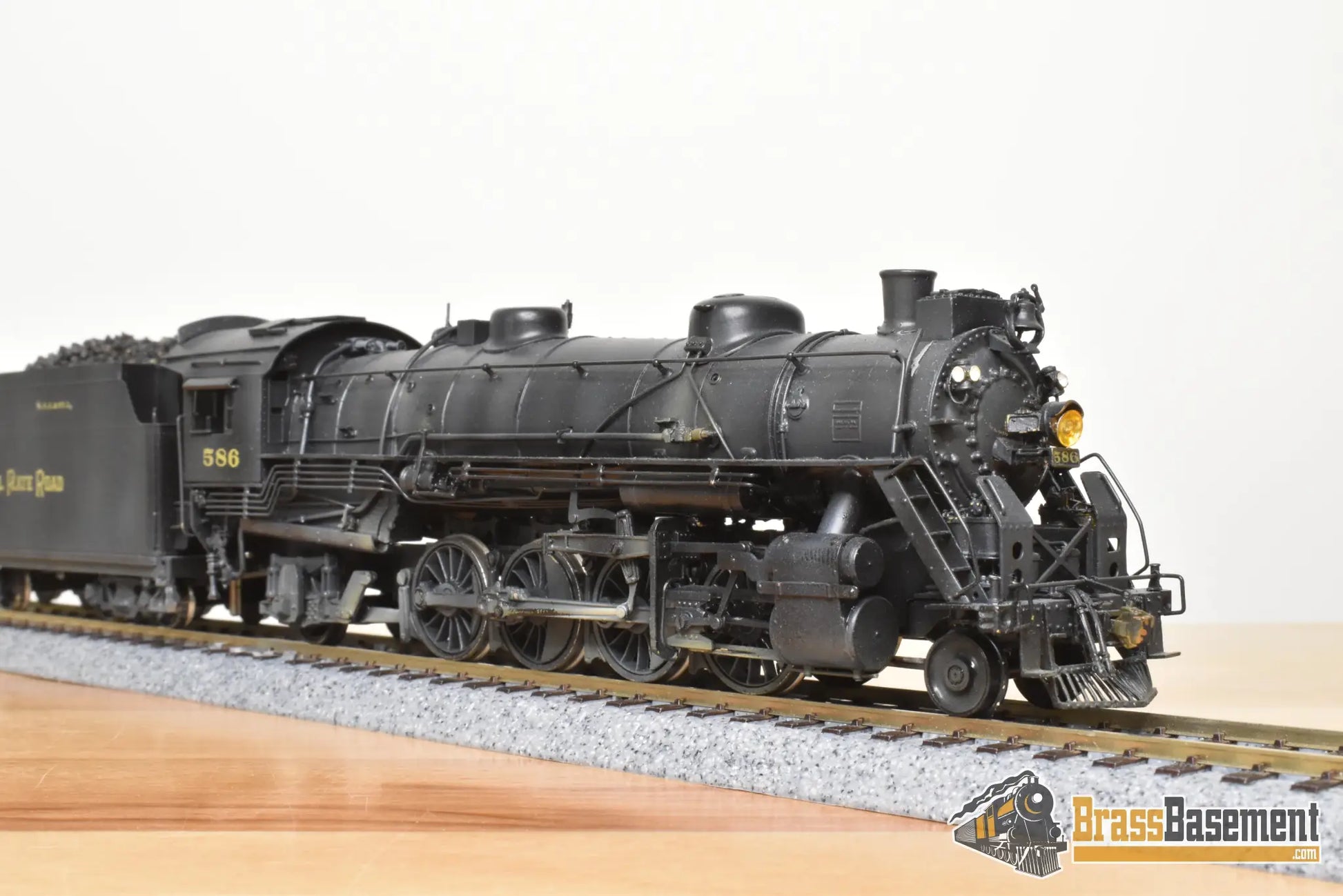 HO Brass - Key Imports NKP Nickel Plate #586 2-8-2 Mikado - Nice C/P - Steam