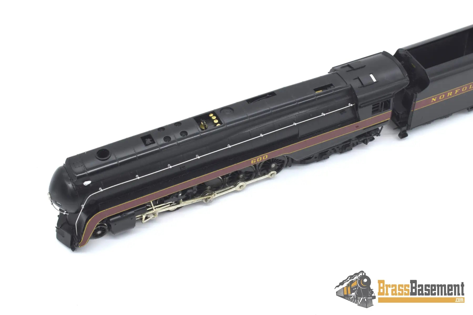 Ho Brass - Key Imports Norfolk & Western N&W J 4 - 8 - 4 #600 C/S #86 F/P Steam