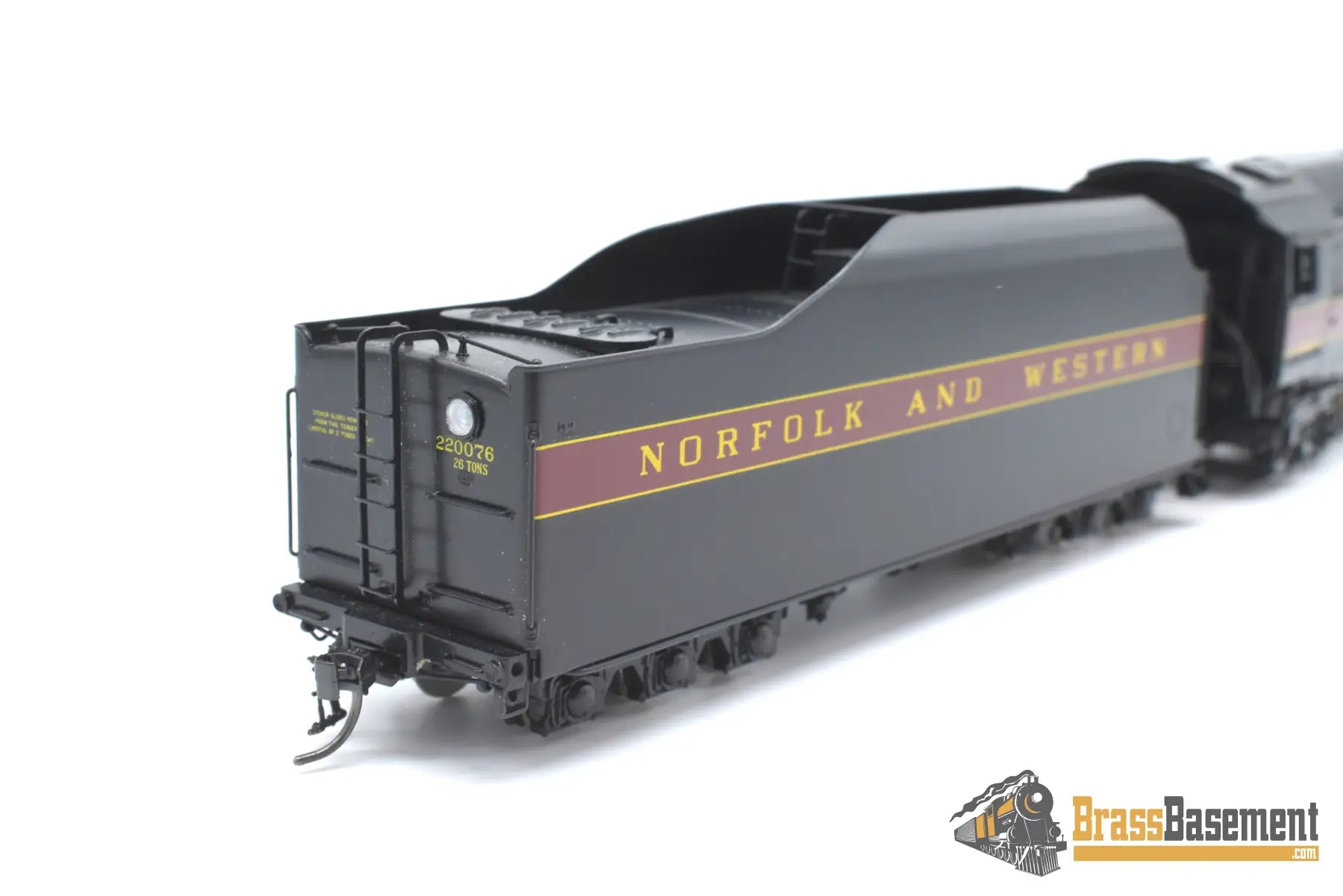 Ho Brass - Key Imports Norfolk & Western N&W J 4 - 8 - 4 #600 C/S #86 F/P Steam