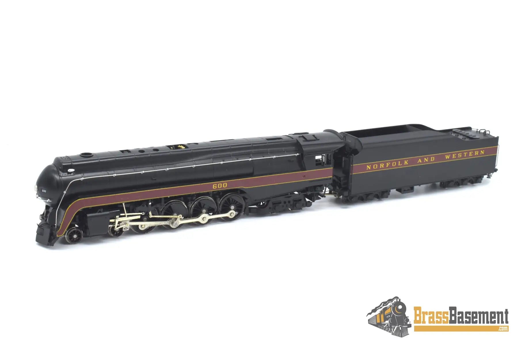 Ho Brass - Key Imports Norfolk & Western N&W J 4 - 8 - 4 #600 C/S #86 F/P Steam