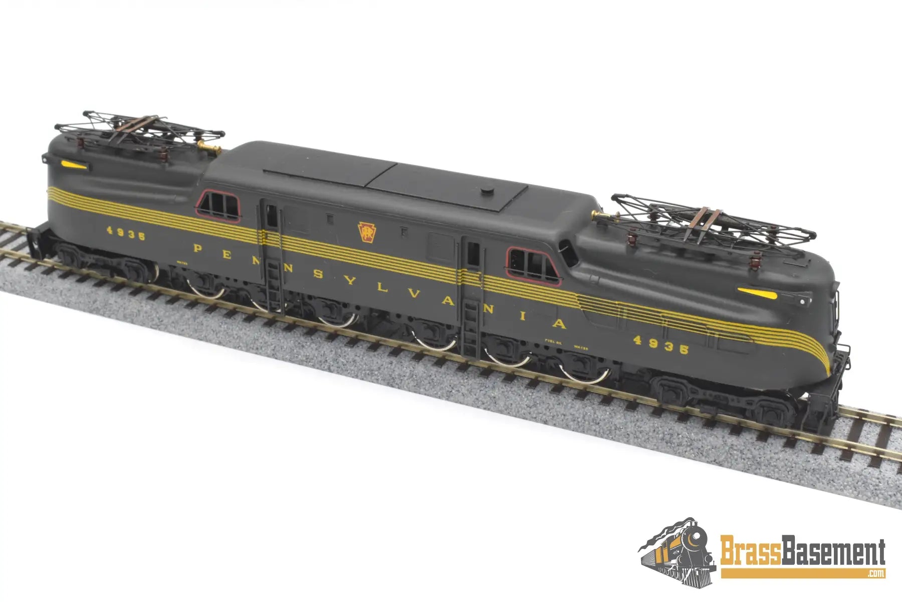 Ho Brass - Key Imports Prr Pennsylvania Railroad Gg1 Electric #4935 5 Stripe Runs Well