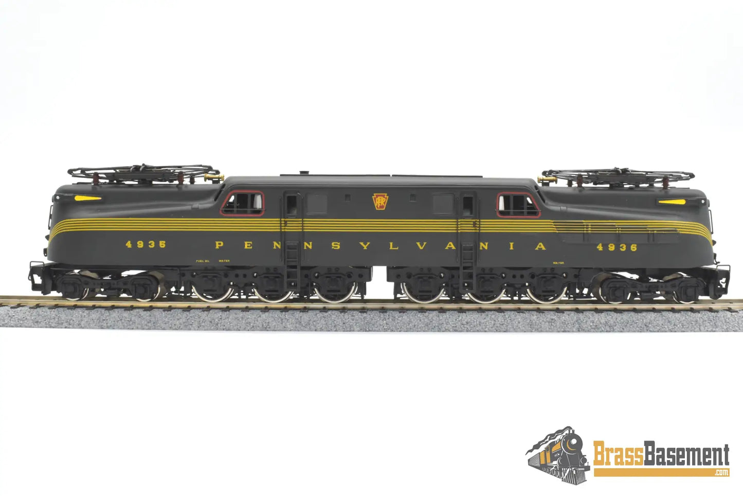 Ho Brass - Key Imports Prr Pennsylvania Railroad Gg1 Electric #4935 5 Stripe Runs Well