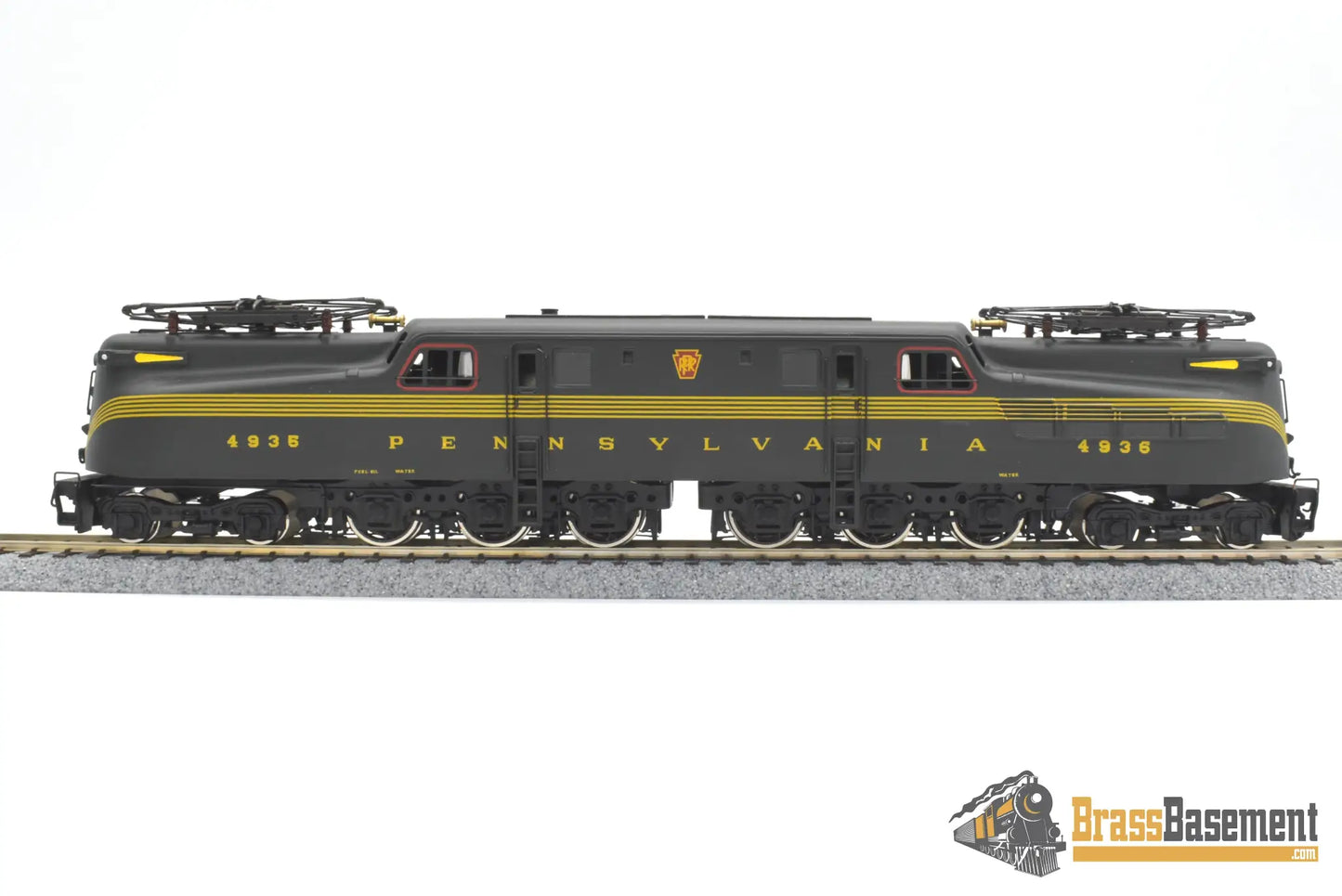 Ho Brass - Key Imports Prr Pennsylvania Railroad Gg1 Electric #4935 5 Stripe Runs Well