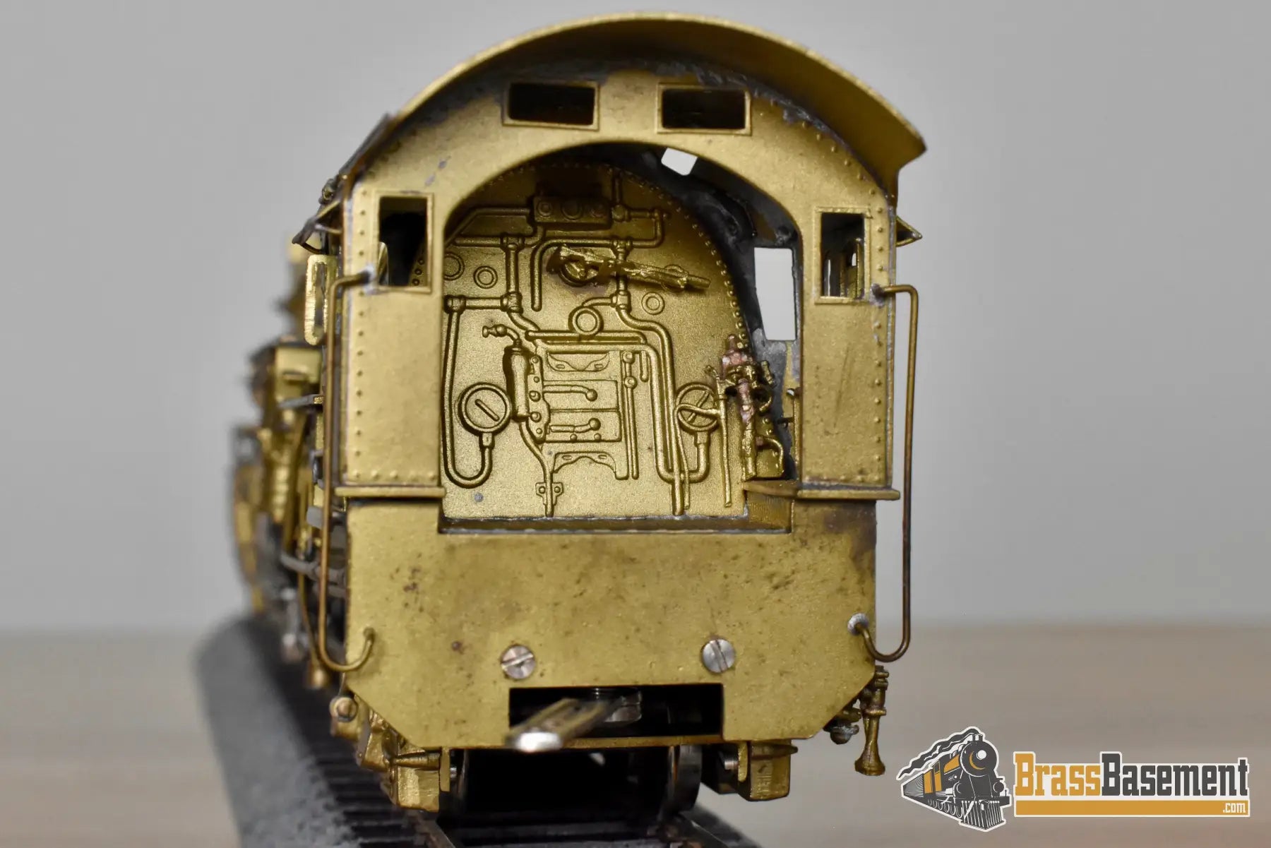 HO Brass Key Imports Santa Fe ATSF 4 6 4 #3450 Modernized Unpainted Steam