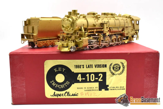 HO Brass Key Imports SP Southern Pacific 4 10 2 SP 2 1950s Version 1984 Samhongsa Unpainted Steam