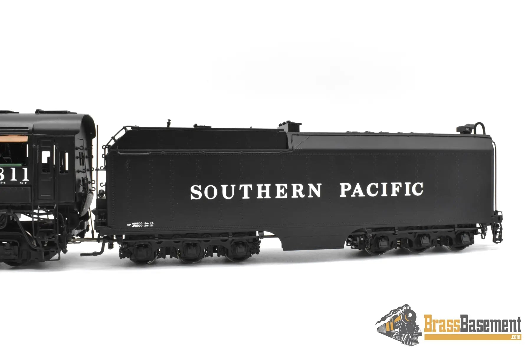 HO Brass – Key Imports SP Southern Pacific AC-9 2-8-8-4 #3811 – Oil – F/P – Mint Steam Locomotive
