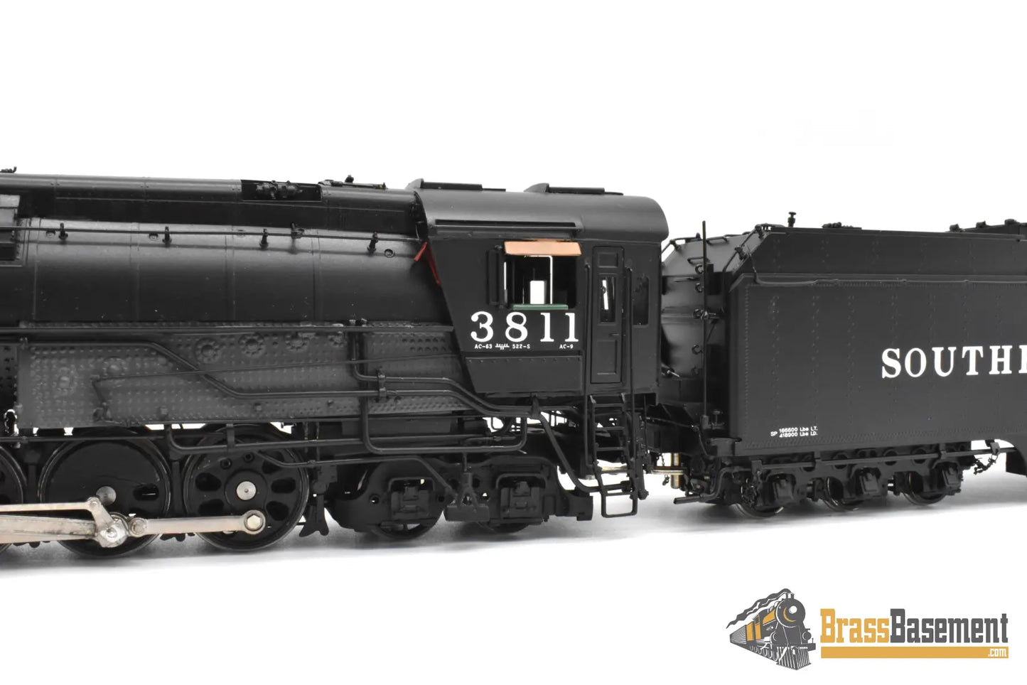 HO Brass – Key Imports SP Southern Pacific AC-9 2-8-8-4 #3811 – Oil – F/P – Mint Steam Locomotive