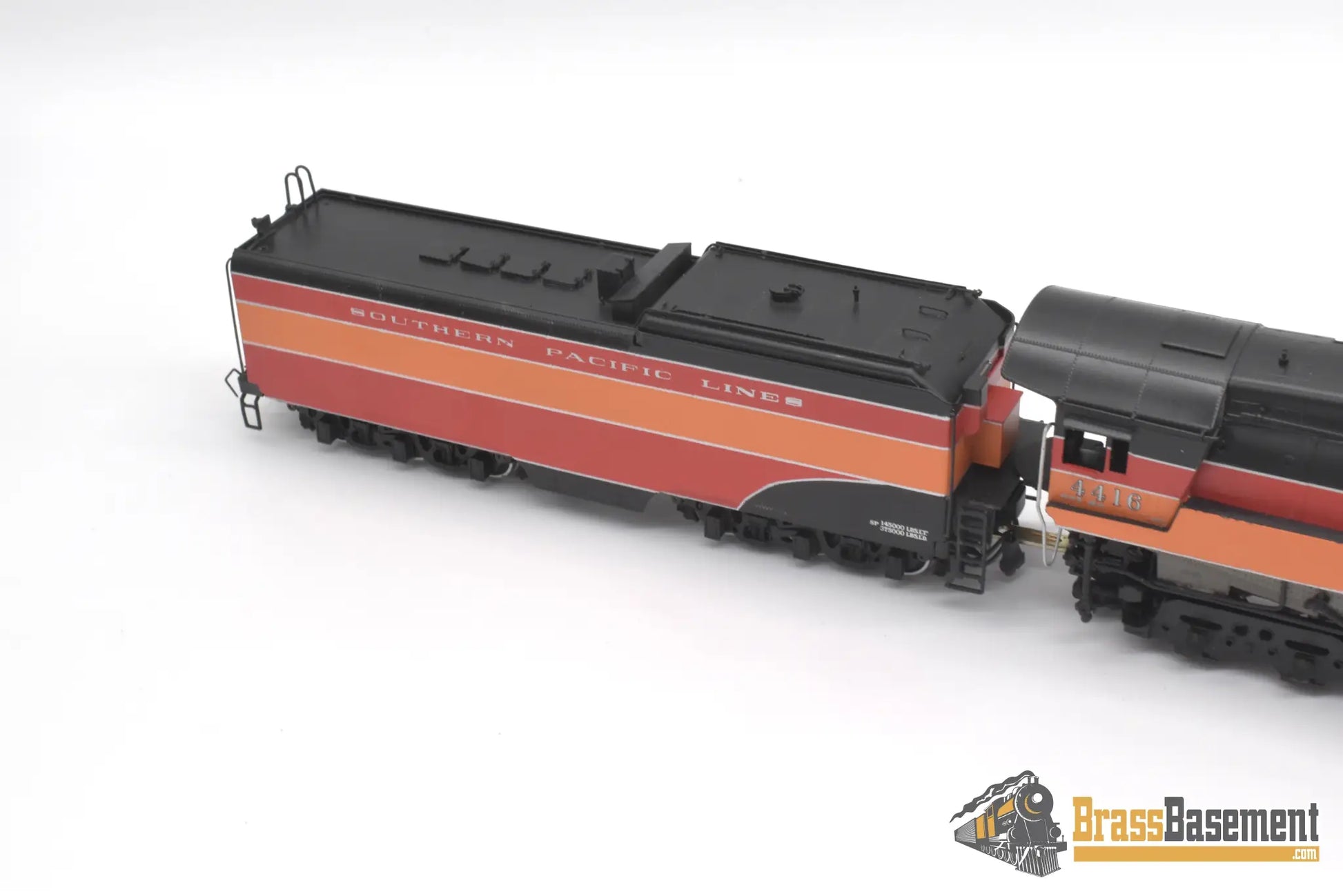 Ho Brass - Key Imports Sp Southern Pacific Lines Daylight Gs - 3 4 - 8 - 4 #4416 Cs 84 Steam