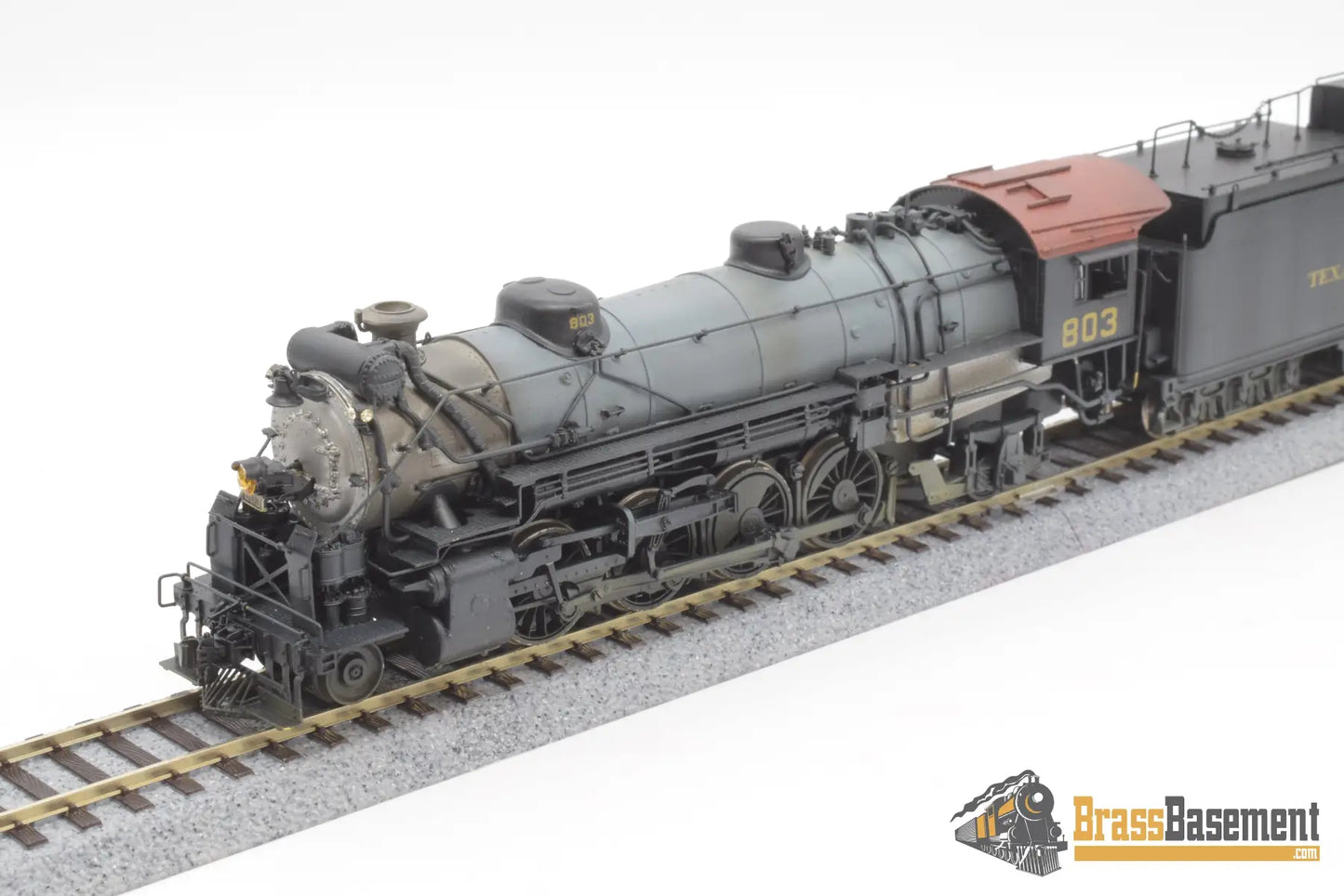 Ho Brass - Key Imports Texas & Pacific 2 - 8 - 2 H - 2R Custom Painted Steam