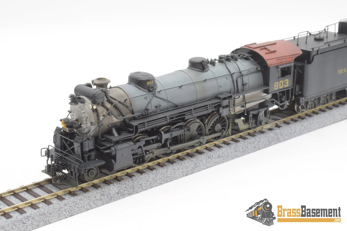 Ho Brass - Key Imports Texas & Pacific 2 - 8 - 2 H - 2R Custom Painted Steam
