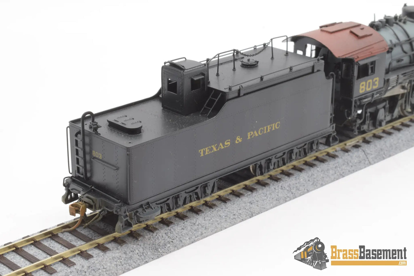 Ho Brass - Key Imports Texas & Pacific 2 - 8 - 2 H - 2R Custom Painted Steam