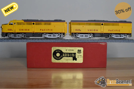 HO Brass - Key Imports Union Pacific FA-1 FB-1 AB Set - F/P CS #72 - Diesel