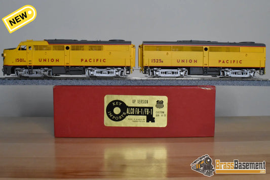 HO Brass - Key Imports Union Pacific FA-1 FB-1 AB Set - F/P CS #72 - Diesel