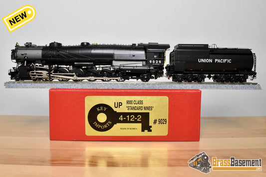 HO Brass - Key Imports UP Union Pacific 9000 Series 4-12-2 #9029 - F/P Korea MINT - Steam