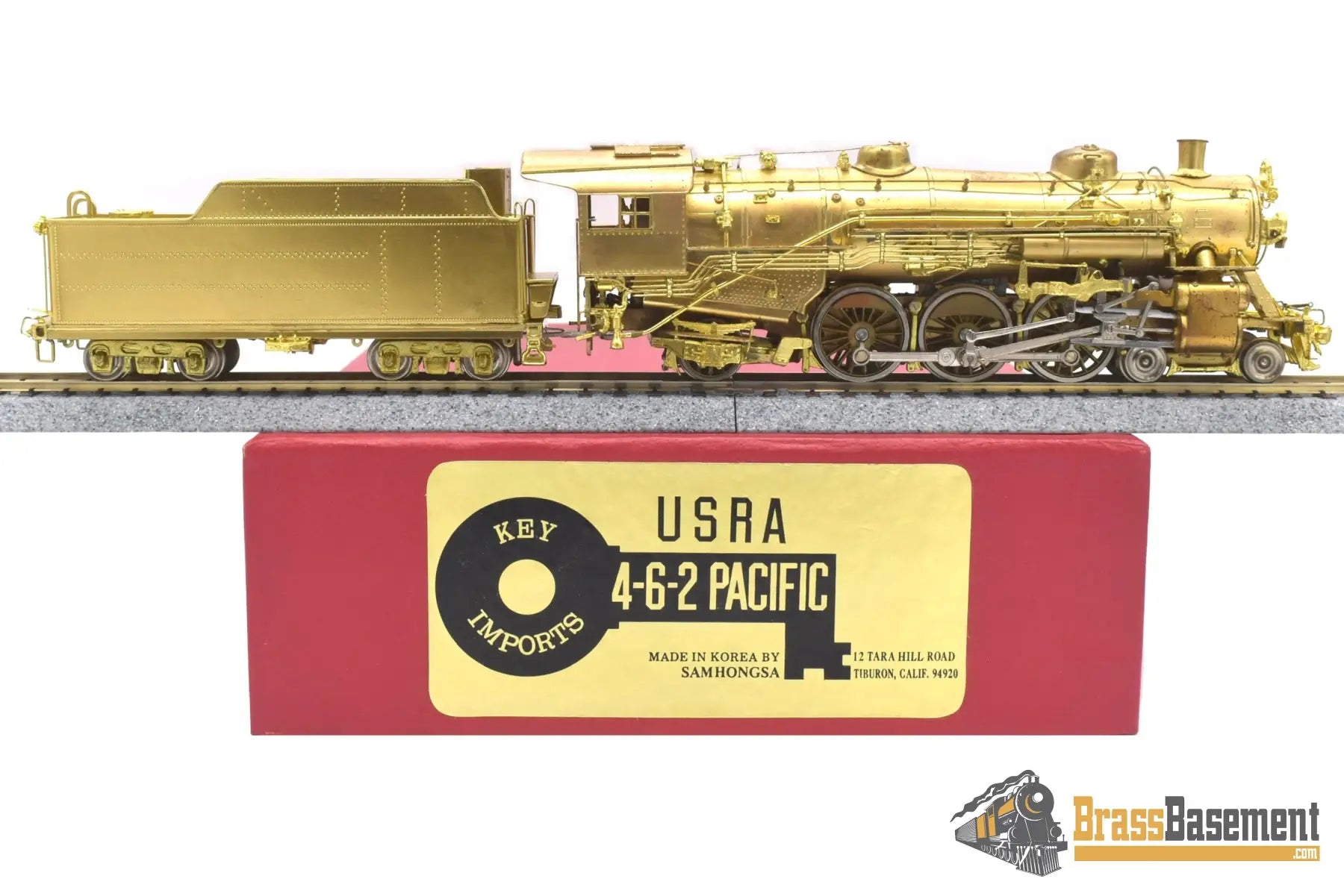 Ho Brass - Key Imports Usra Light Pacific 4 - 6 - 2 Unpainted Smooth Runner Steam