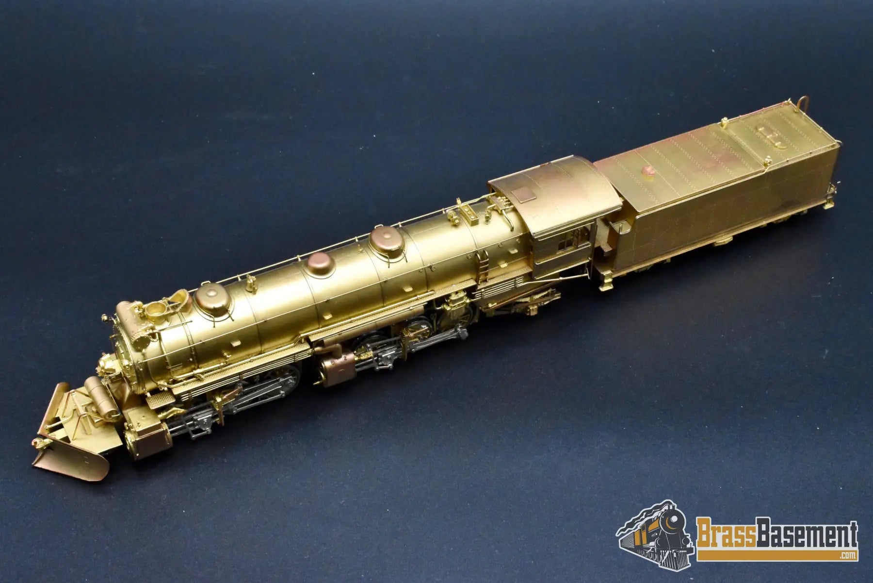 HO Brass - Key Imports Western Pacific WP 2-6-6-2 w/ Snowplow - Unpainted - Samhongsa 1982 Steam