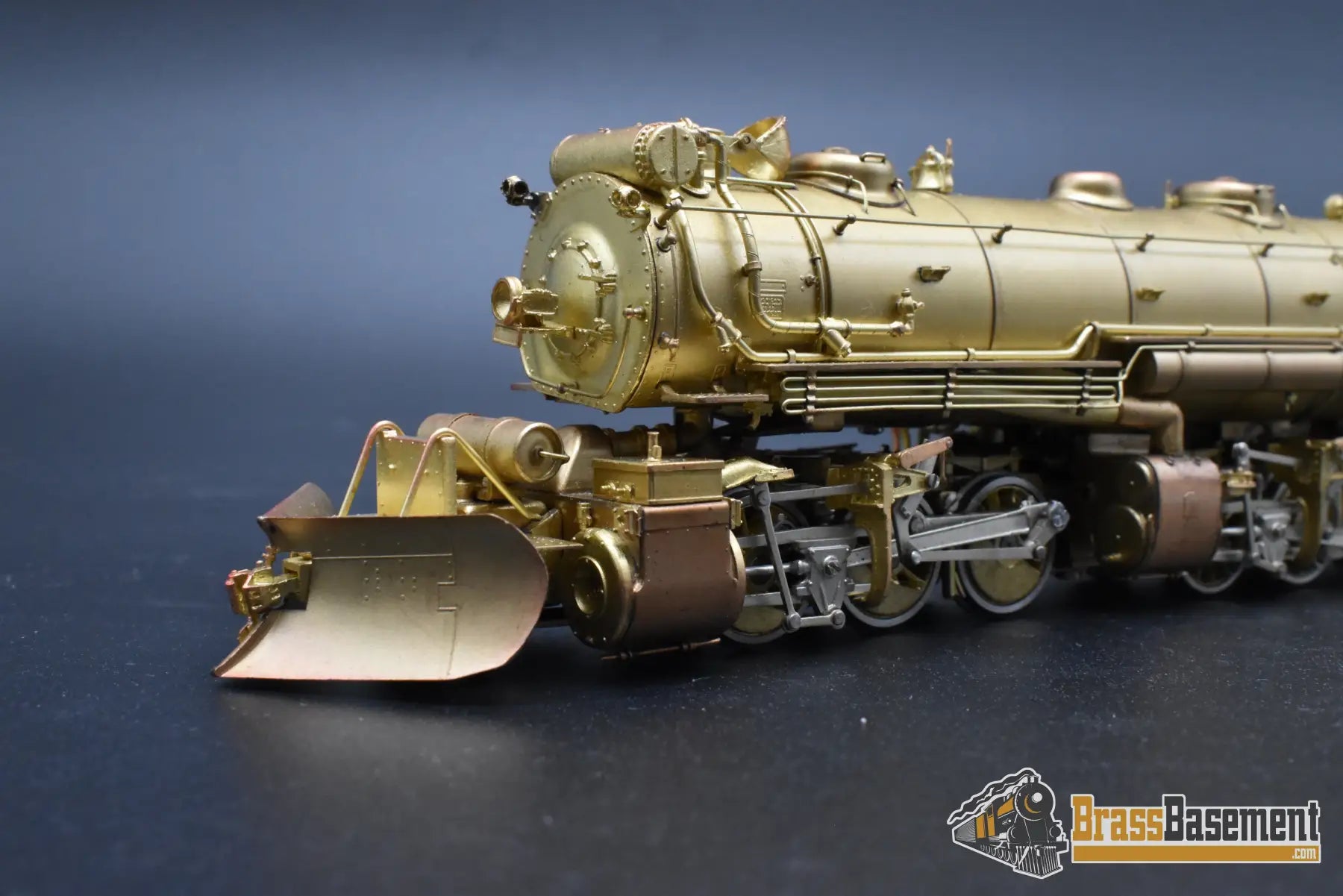 HO Brass - Key Imports Western Pacific WP 2-6-6-2 w/ Snowplow - Unpainted - Samhongsa 1982 Steam