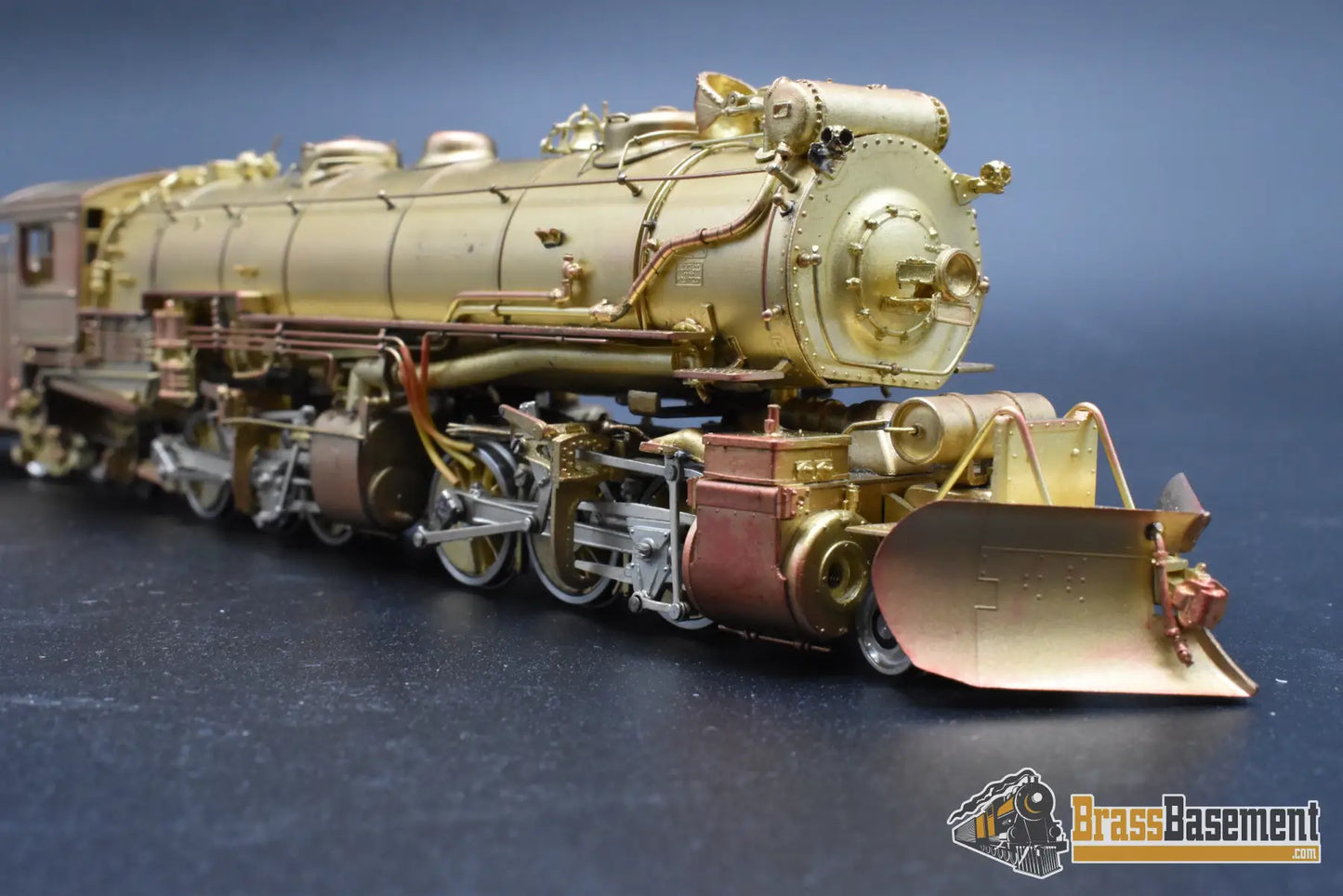 HO Brass - Key Imports Western Pacific WP 2-6-6-2 w/ Snowplow - Unpainted - Samhongsa 1982 Steam