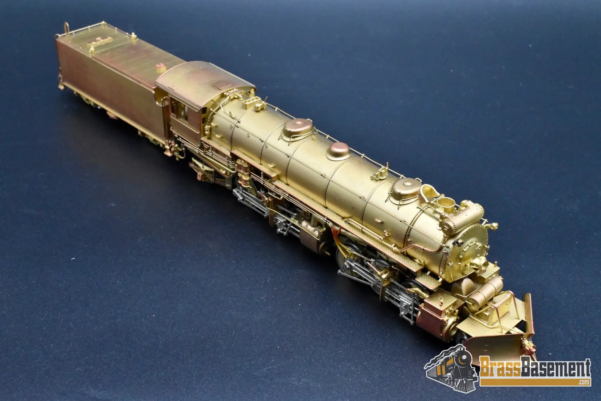 HO Brass - Key Imports Western Pacific WP 2-6-6-2 w/ Snowplow - Unpainted - Samhongsa 1982 Steam