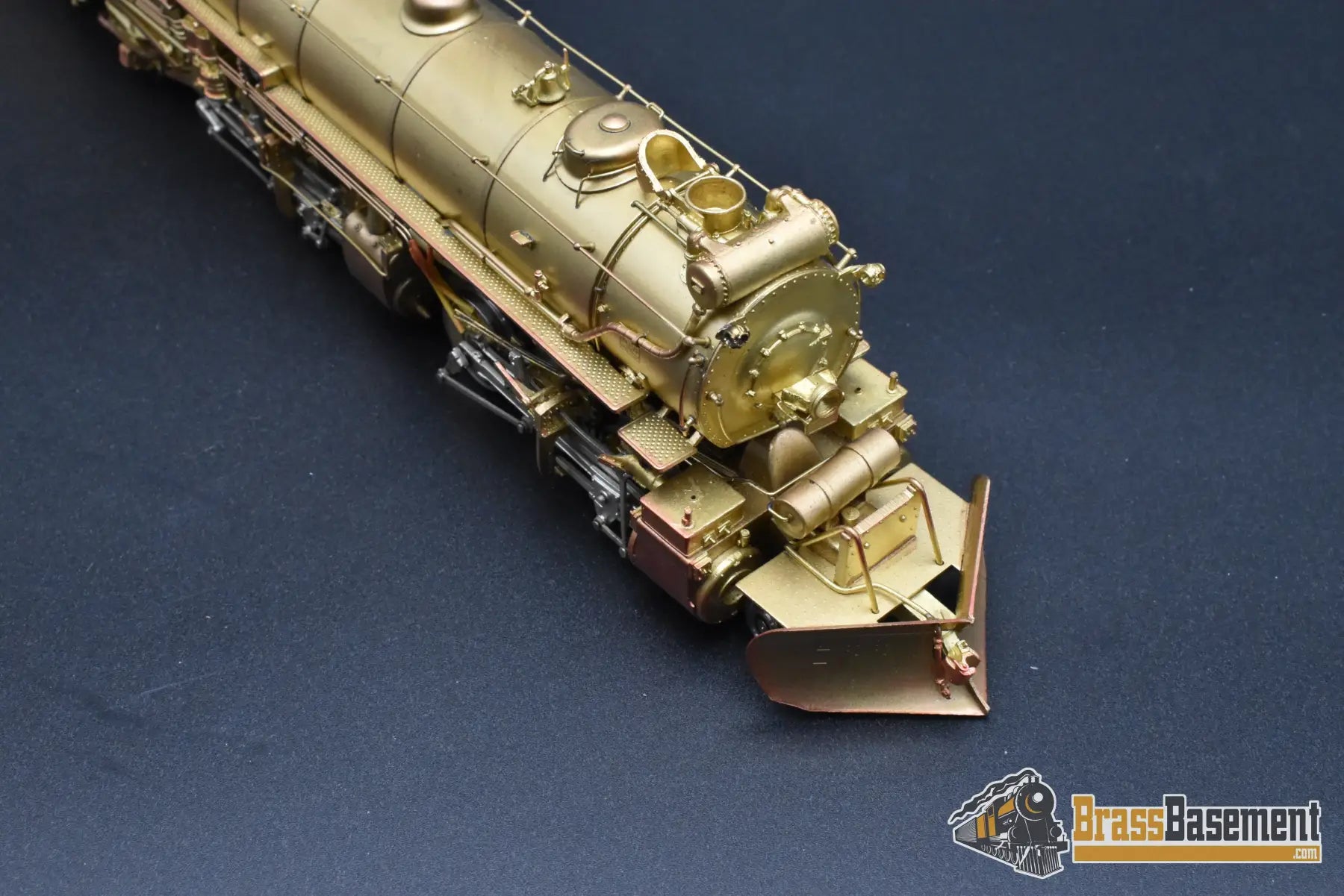 HO Brass - Key Imports Western Pacific WP 2-6-6-2 w/ Snowplow - Unpainted - Samhongsa 1982 Steam