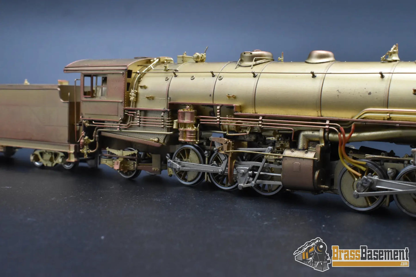 HO Brass - Key Imports Western Pacific WP 2-6-6-2 w/ Snowplow - Unpainted - Samhongsa 1982 Steam