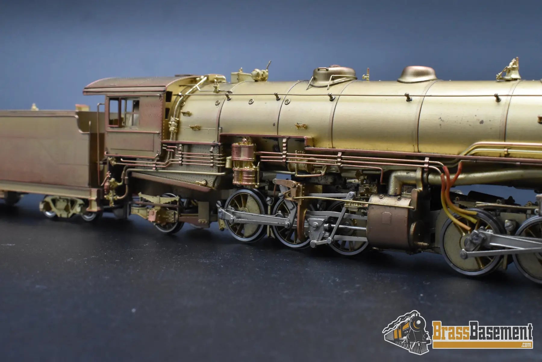 HO Brass - Key Imports Western Pacific WP 2-6-6-2 w/ Snowplow - Unpainted - Samhongsa 1982 Steam