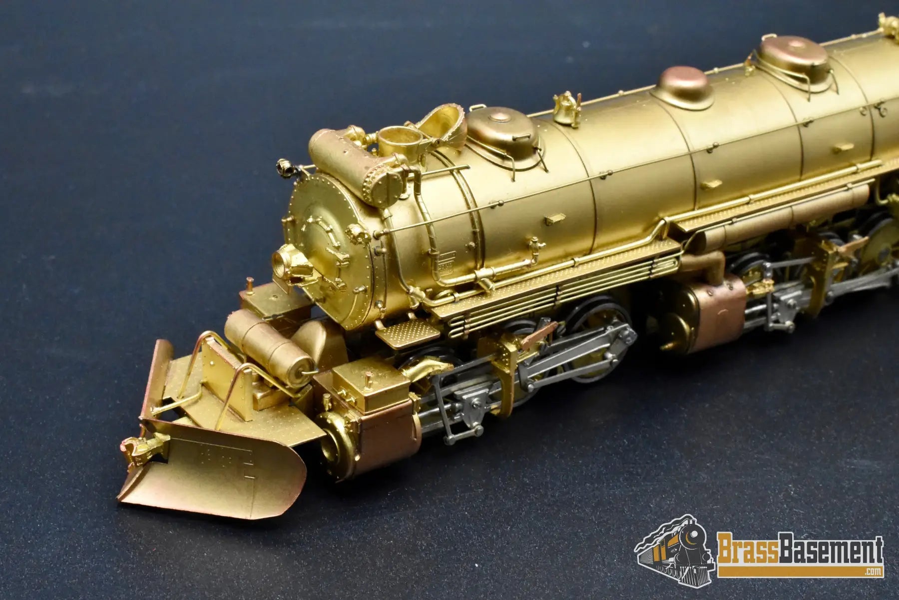 HO Brass - Key Imports Western Pacific WP 2-6-6-2 w/ Snowplow - Unpainted - Samhongsa 1982 Steam