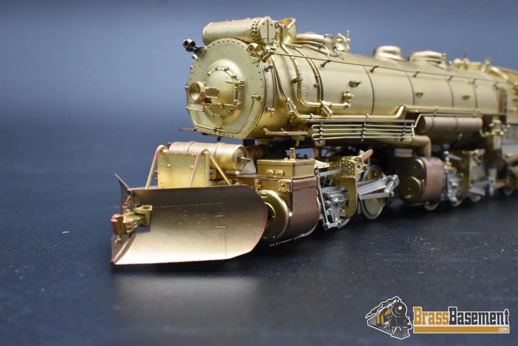 HO Brass - Key Imports Western Pacific WP 2-6-6-2 w/ Snowplow - Unpainted - Samhongsa 1982 Steam